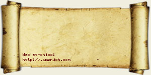 Negovanka Bačanin vizit kartica